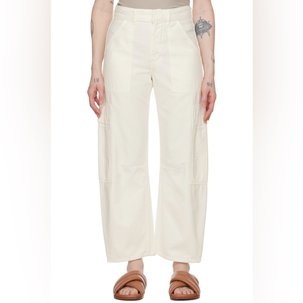 Citizens of Humanity White Marcelle Pant